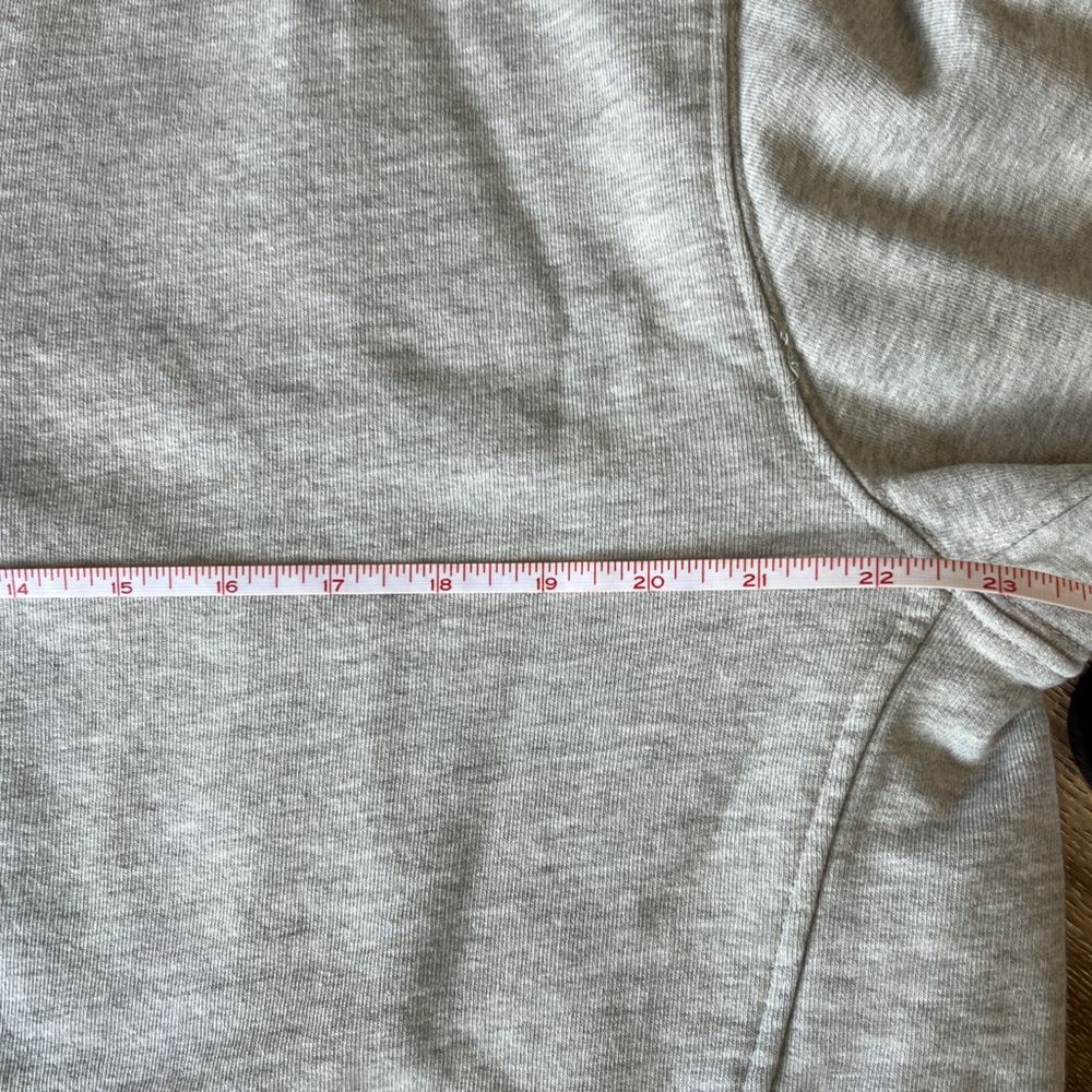 Zara Women’s Heather Gray Quarter-Zip Pullover Size XL - Picture 5 of 6